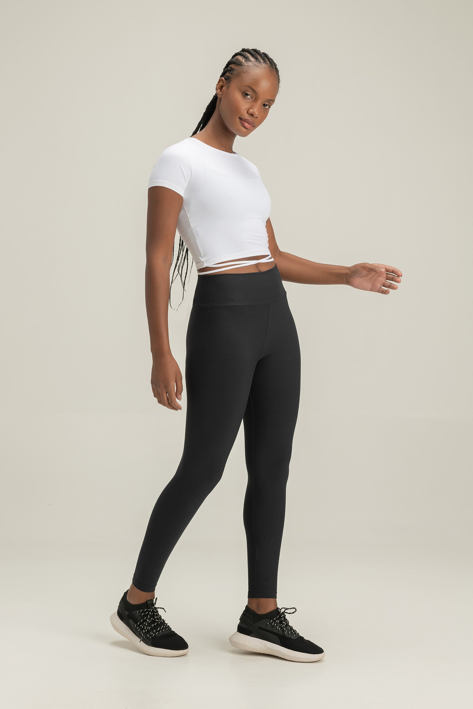 T-Shirt Cropped Ribbed