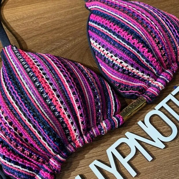 Bikini Andrieli Purple Crochet