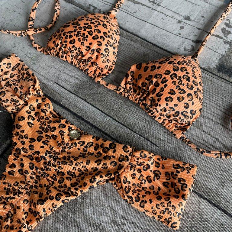 Bikini Set Butterfly Curtain Top Jaguar Orange - Santa Monica