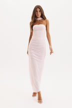 Astrid Strapless Tulle Top & Midi Skirt Set