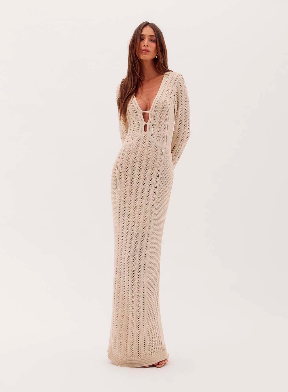 Simara Long Knit Dress