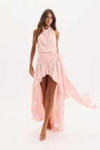 Sophia Asymmetric Balloon Maxi Dress