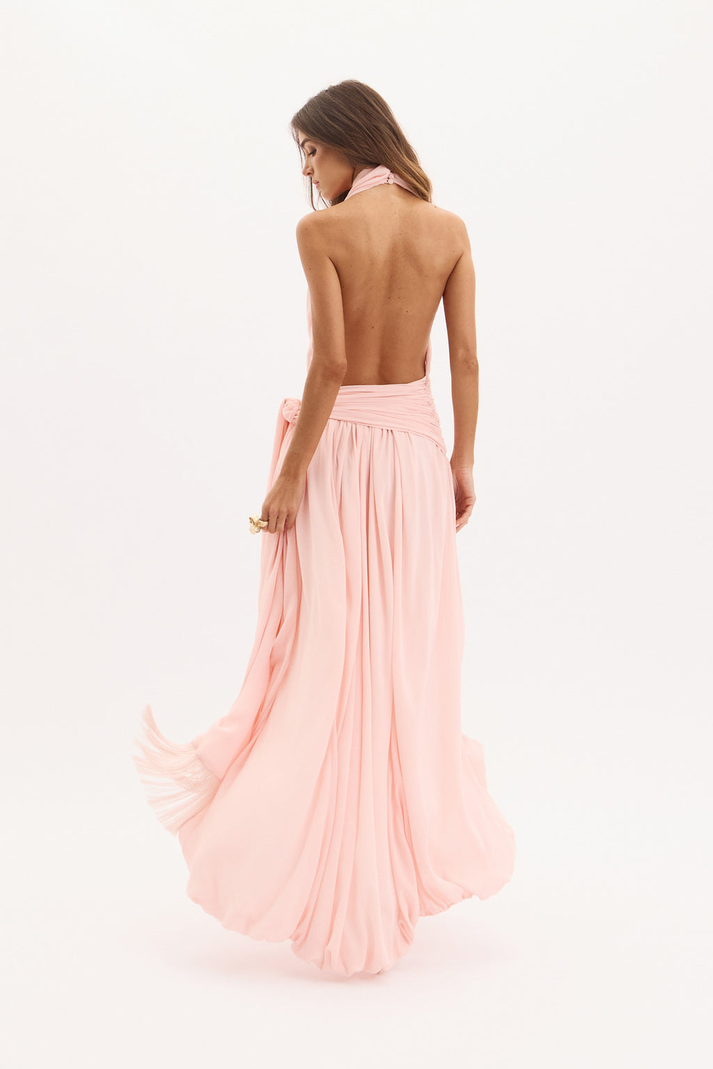 Sophia Asymmetric Balloon Maxi Dress