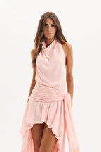 Sophia Asymmetric Balloon Maxi Dress