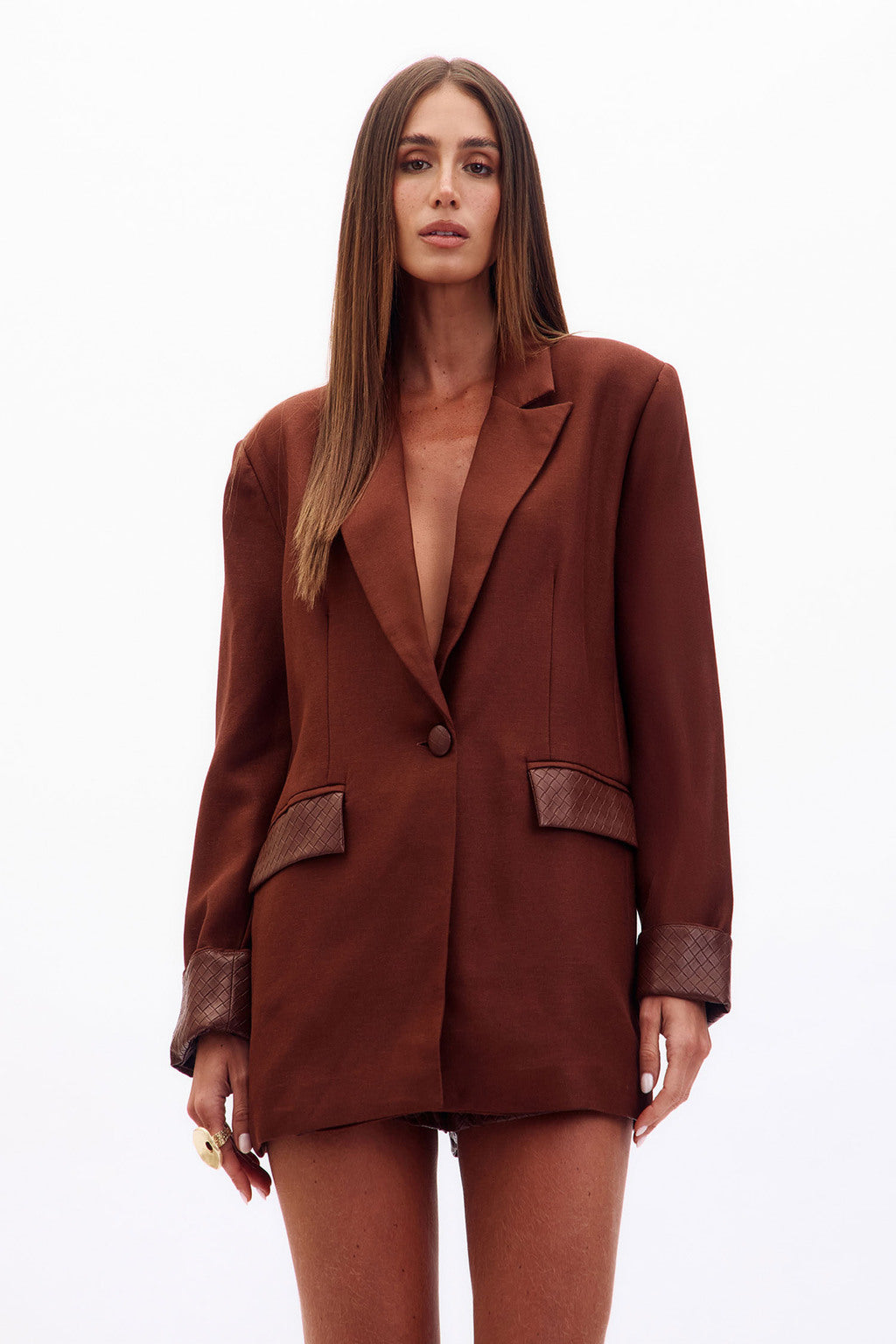 Ella Linen Blazer - Oasis Resortwear - WaveFit