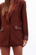 Ella Linen Blazer - Oasis Resortwear - WaveFit