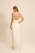 Yvette Off-White Maxi Dress - La Sirene