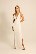 Yvette Off-White Maxi Dress - La Sirene