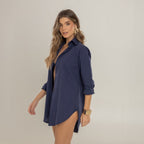 Linen Chemise Shirt - Brazil Del Mar - WaveFit