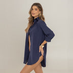Linen Chemise Shirt - Brazil Del Mar - WaveFit