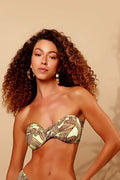 Twisted Strapless Top Golden Grass - Karla Vivian - WaveFit