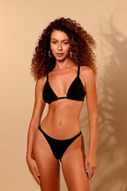 Adjustable Triangle Top and Double String Bottom with Trim - Karla Vivian - WaveFit