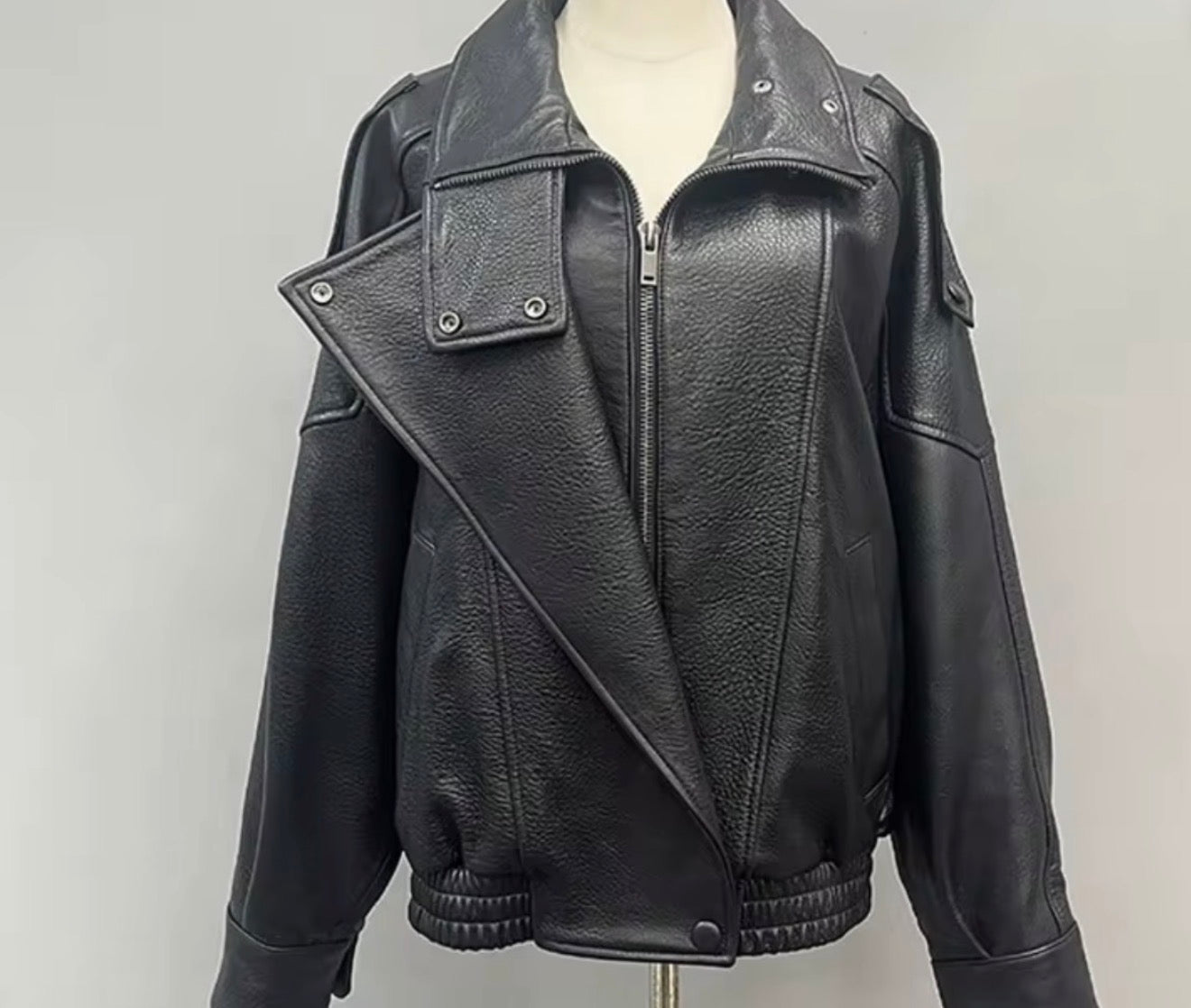 Bomber Jacket in Lambskin