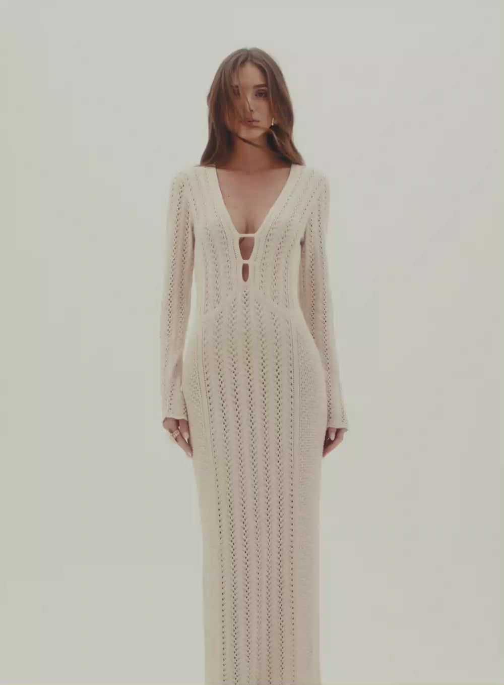 Simara Long Knit Dress