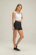 Tank Top Cropped Ribbed - LIVE! - WaveFit