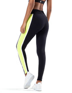 Leggings Fuso Fergata With Neon Yellow - Vestem - WaveFit