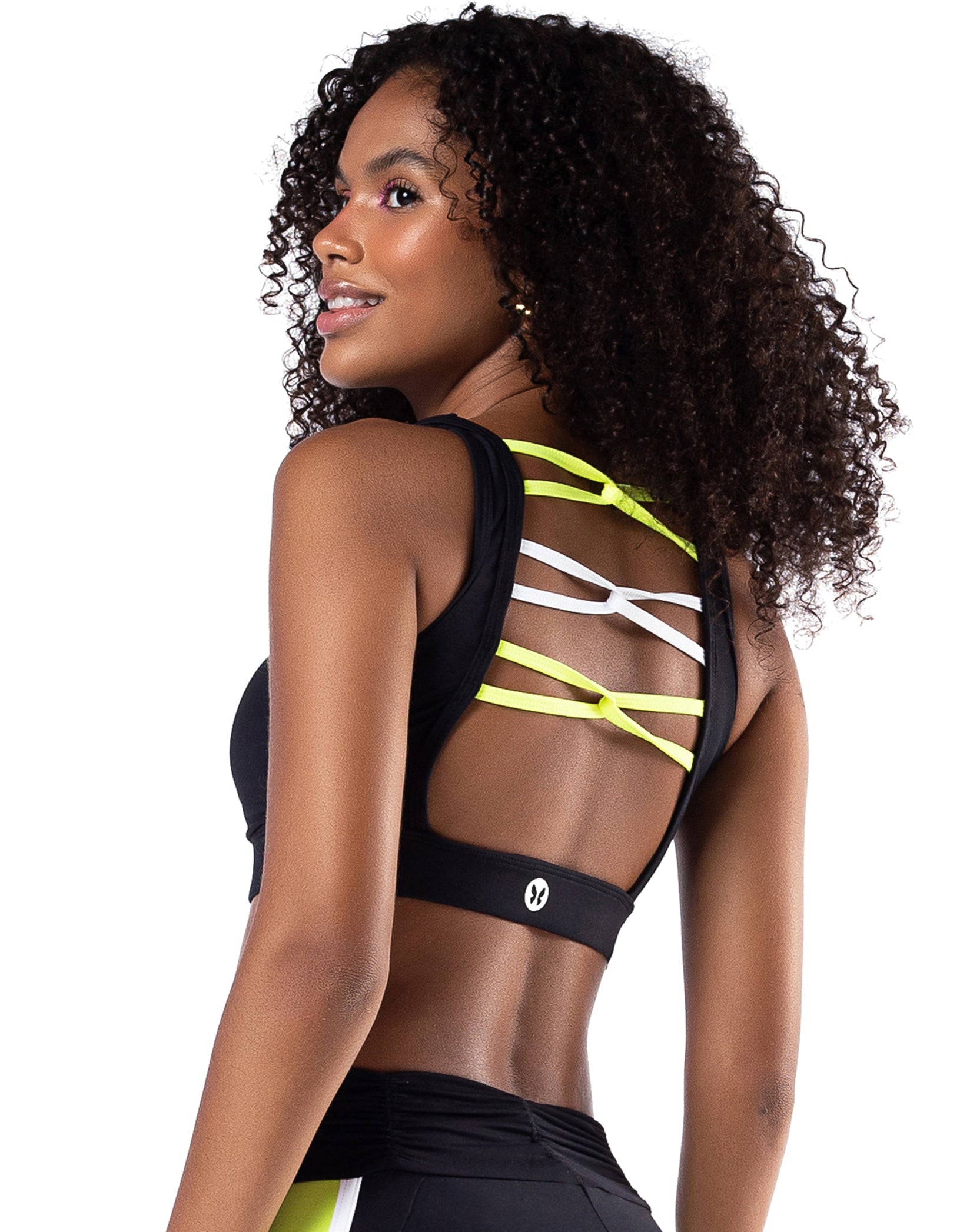 Sports Bra Fire Black - Vestem