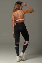 Sports Bra Attitude Fitness Light Pink - WaveFit