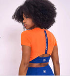 Cropped T-shirt Back Detail - WaveFit