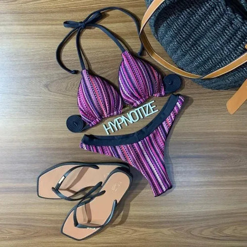 Bikini Andrieli Purple Crochet - WaveFit