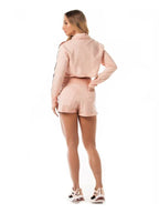 Short Moletinho Let's Gym Up Rose - WaveFit